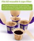Unbleached K Cup Filters With Lid For Reusable K Cup Filters Fits All Keurig Single Serve Machines 300 Count Premium