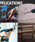 Pro Grade Cordless Brushless Rivet Gun With Hustle Ready 20Kn Pulling Force used for multiple fastening tasks in auto, construction and home improvement.