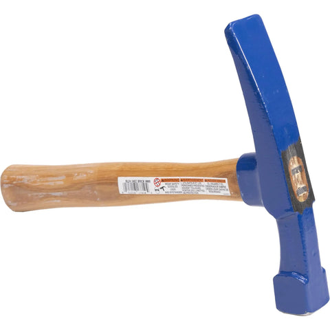Heavy Duty 24 Oz Brick Hammer For Masonry Work Break Bricks And Concrete Drop Forged American Steel Made In USA Rust Resistant Tough As Nails