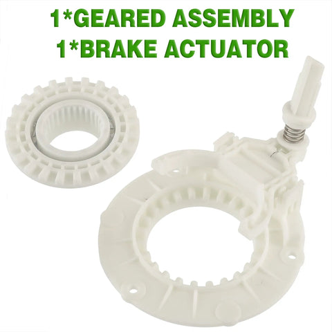 Upgraded Washing Machine Coupling Assembly 4323EA2001C Replacement Part with geared assembly and brake actuator