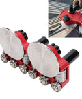 Sheet Metal Bender With Dual Station For 24 Gauge Metal showing dual discs for precise roofing bends