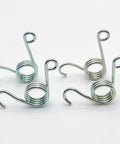 Go Kart Throttle And Brake Pedal Return Spring Set 9502 9503 For Older Manco And American Sportworks, zinc plated steel, set of 4