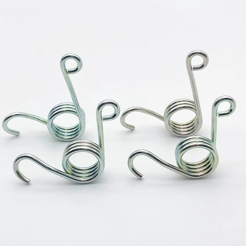 Go Kart Throttle And Brake Pedal Return Spring Set 9502 9503 For Older Manco And American Sportworks, zinc plated steel, set of 4