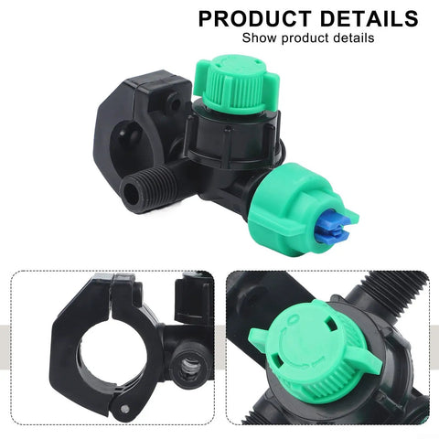 Flat Fan Spray Nozzle For Boom Sprayers With Adjustable Output Farm-Ready Wide Area Coverage For Liquid Application Crop