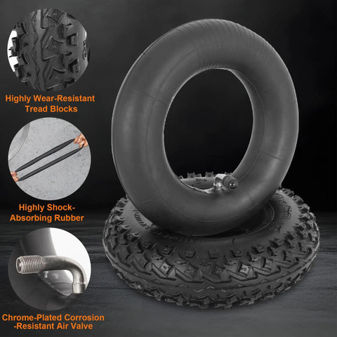 Tear Up Trails With This Rock Solid 200X50 Dirt Scooter Knobby Tire Inner Tube 8X2 Off Road Go Kart Replacement Block Tread For Dune Buggy RZ Phase Two Rx200