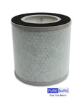 2 Pack True HEPA Replacement Filter For Elechomes EPI236 Air Purifiers with H13 4 Stage Filtration Activated Carbon cylindrical view