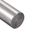 Close-up of Dowel Pins 1/4-Inch By 1/2-Inch, Heat Treated Alloy Steel for Extra Hardness, Bright Finish, Metal Surface
