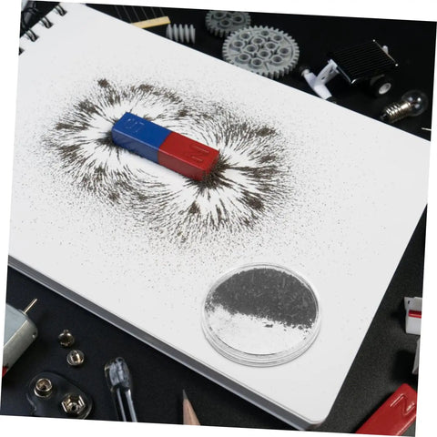 Hands On Iron Filing Science Kit For Classroom Experiments Ages 8 To 12 Magnetic Powder For Electromagnetism Demonstrations
