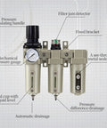 Pro Grade Heavy Duty 1/2 Inch NPT Air Compressor Dryer With 3 Stage Water And Oil Separator for plasma cutters, paint guns, pneumatic tools.