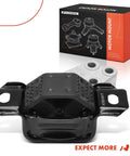 Heavy Duty Front Right Engine Motor Mount For Smart Fortwo 2008 To 2015, black rubber, direct factory replacement design.