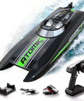 High Speed RC Boat For Adults Up To 20 MPH With Reverse Function Atomic XS Style Remote Control Boat With Accessories Shown