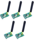 5 Pack NRF905 PTR8000 Plus Tri Band Wireless Transceiver Module 433 868 915 MHz With 76.8 Kbps Data Rate And 10 dBm Output