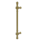 Allied Brass Retro Wave Collection 8 Inch Satin Brass Door Pull Solid Brass Construction with Included Mounting Hardware