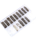Eyewear Repair Kit For Glasses And Sunglasses With Stainless Steel Screws And All In One Tools in a compact case