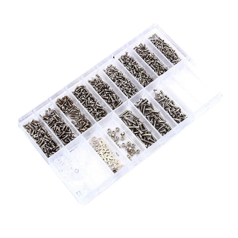 Eyewear Repair Kit For Glasses And Sunglasses With Stainless Steel Screws And All In One Tools in a compact case