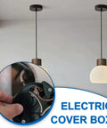 Shallow Sconce Box Electrical Junction Box For Arlington Old Work Ceiling Retrofit Fits Half Inch And Five Eighth Inch Drywall Four Inch By One Half Inch 5 Cu In Capacity Two Pack Retrofit Ready Low Profile Easy Install With Lock Wings, black ceiling cover box
