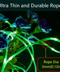 160Ft Connectable Rope Lights With 480 LEDs Waterproof Color Changing String Lights For Holiday Decor around flowers