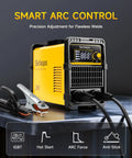 Dual Voltage Stick Welder 110V And 220V 200A Portable Arc Inverter with LED Display and smart arc control features