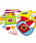 Beginner Sewing Kit For Kids Ages 6 And Up Kid Friendly Sew Your Own Felt Bags With Handles Screen Free No Mess DIY Projects
