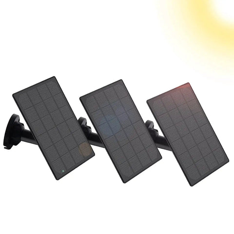 Rugged IP65 Waterproof Solar Panel Kit For Security Cameras With 10Ft Cable And Adjustable Mount 5V 3.5W USB Solar Panel Rechargeable Battery