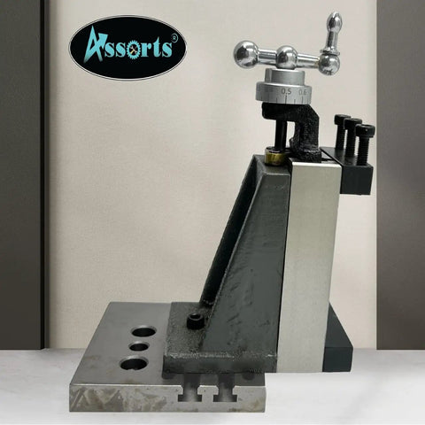 Design Patent Mini Vertical Milling Slide With Base Plate For Direct Mount On 7x14 Mini Lathe, Fixed Type With Clamps