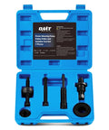 Power Steering Pump Pulley Tool Kit For Ford GM Chrysler Vehicles, Remover And Installer Set in blue case