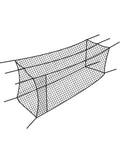 Outdoor Twisted Poly Baseball Batting Cage Net With 4 Foot Access Door, Weather Resistant Heavy Duty Practice Net For Backyard Training, 40x12x10 Size, Size 24 Twisted Poly, Multicolor Netting