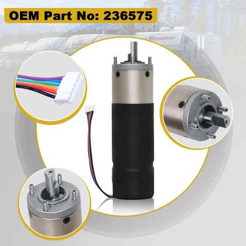 In Wall Slide Out Motor For Lippert Schwintek IG42 12V High Torque 300 To 1 Gear Ratio Replacement For Travel Trailer Camper