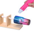 Bubble Removing Heat Gun For Epoxy Resin And Acrylic Art Crafts, Quick Drying Tool, used on glitter tumbler, pink model