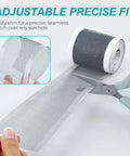 Easy Patch Screen Repair Tape Self Adhesive Mesh Patch For Tiny Holes Heavy Duty Window Screen Repair Quick Fix roll with scissors cutting mesh