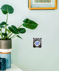 Anti Touch Button Cover With Flip Lid Safety Guard for industrial and hospital use, transparent, wall-mounted.