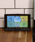 Multi Room Weather Station With Wireless Indoor Outdoor Thermometer And Digital Color Display