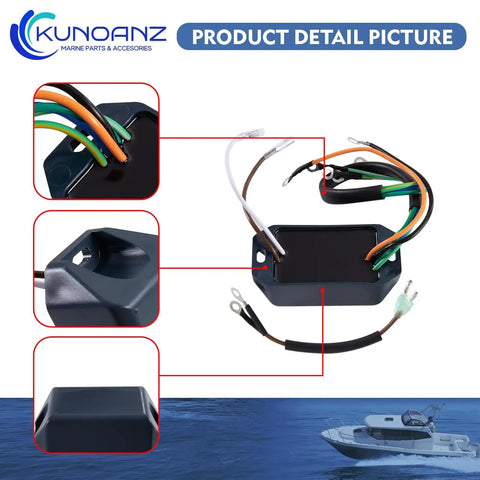Product detail of Mercury Switch Box CDI Power Pack For Outboard Motors 4 To 20 HP 2 Cylinder Replacement Fits 110 Series