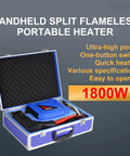 Top Tier 1800W Handheld Induction Heater Quickly Melts Lock Jammers And Rusted Nuts Without Flames, Comes With Four Swappable Coils And A Solid Gear Bag, No Sweat Shop Essential For Fast Bearing Work in a portable case.