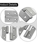 Rotating Concealed Door Hinges Removable Stainless Steel Cabinet Hinge for Furniture Sliding Joint detail view