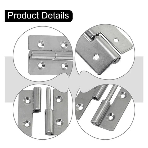 Rotating Concealed Door Hinges Removable Stainless Steel Cabinet Hinge for Furniture Sliding Joint detail view