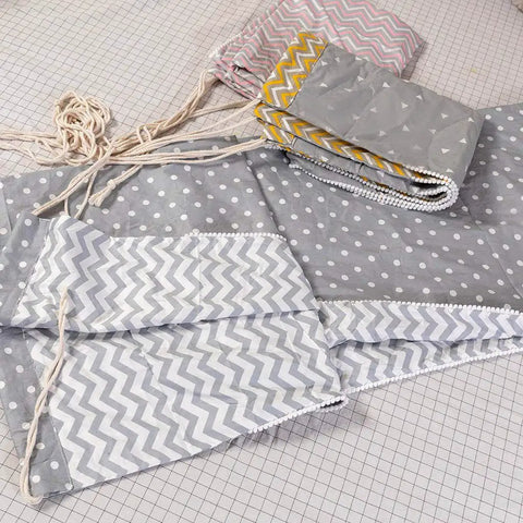 Fabric patterns for Chill Nylon Baby Hammock Swing For Indoor Or Outdoor Use, includes zigzag and polka dot designs.