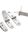 Satin Silver Mini Hinges for Wooden Boxes 20 Pack Die Cast Iron Hardware With 270 Degree Opening Rust-Resistant Satin Finish.