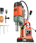 Velvet Soft Vevor 1400 Watt Portable Magnetic Drill Press With Two Inch Boring Diameter And Eight Hundred Rpm Adjustable Speed for heavy duty metal coring.