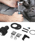 72-Tooth Ratchet Repair Kit For Three Eighths Inch Drive Wrenches, Medium Size Only, Includes Gear Pawl Springs, with hands using wrench