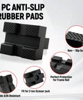 Universal Scissor Jack Pads Rubber Pinch Weld Saddle Protector For Two Ton Jacks Anti Slip Car Lift Pad