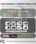 Universal compatibility chart for Wireless Garage Door Keypad Plays Nice With Overhead Door Legacy Python Odyssey Destiny models.