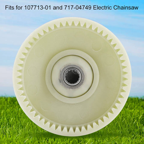 Inner Gear Drive Sprocket Replacement For Chainsaws White ABS 55 Internal Teeth With 6 Tooth Metal Drive Easy Install Beefed Up Built To Last Chain Saw Replacement Part