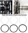 12 Piece 30Mm Bike Bottom Bracket Washer Set With Stainless Steel Shims And Aluminum Spacers For BB86 BB91 BB92 BB30 PF30