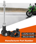 Shift Linkage Lever For Ninja 400 500 Z400 ER400 ER500 2018 2024 All Editions, black alloy with bike background