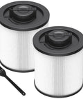 2 Pack DXVC6910 Cartridge Filter Replacement For 6 To 16 Gallon Wet Dry Vacuums with dust brush