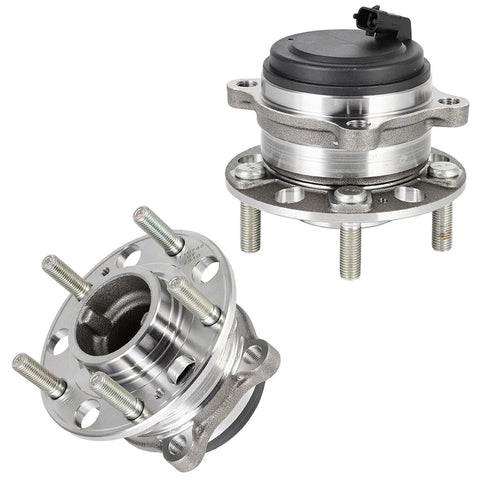 Rear Wheel Bearing Hub Assembly With ABS For 2016-2020 Kia Sorento, 2020-2023 Kia Telluride, And 2020-2023 Hyundai Palisade FWD Heavy Duty OEM Grade Replacement Kit Including One Hub Bearing Assembly, showing 5-lug design with ABS sensor
