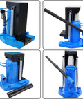 Heavy Duty Hydraulic Toe Jack 15 Ton Low Profile Floor Jack with thick steel base and ergonomic handle for vehicle lifting.