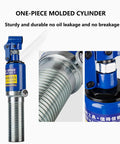 Hydraulic 2 3 Jaw Bearing Puller And Hub Separator Set 20 Ton Gear Extractor Wrench one-piece molded cylinder detail.