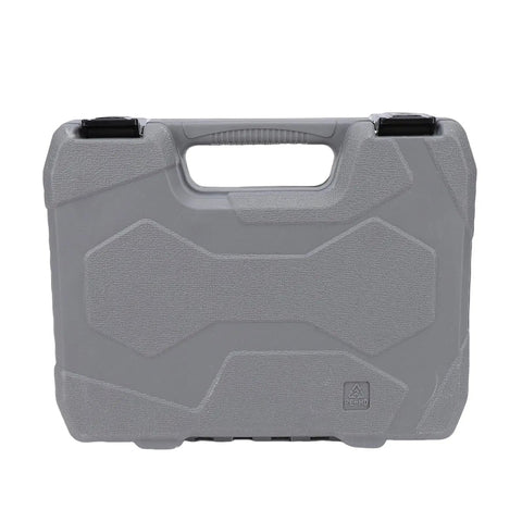 Heavy Duty 3/8 Drive Long Impact Hex Bit Socket Set With 20 Piece SAE Metric Sizes In Premium S2 Steel Extended Bits For Tough Jobs And Heavy Machinery That Will Rock Your World. gray plastic carrying case with handle